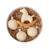 Набор свечей в подарочной коробке Noel, молочный