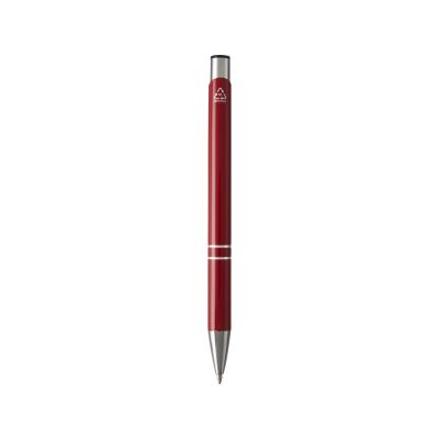Шариковая ручка Moneta из переработанного алюминия - Красный-1