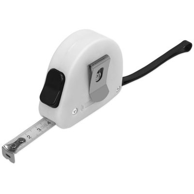 Рулетка 3м Meter, софт-тач, белый-1