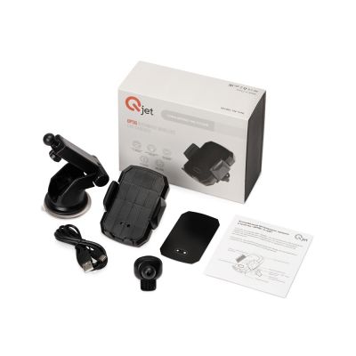 Автомобильное беспроводное зарядное устройство OptIQ, 10 Вт, черный-12