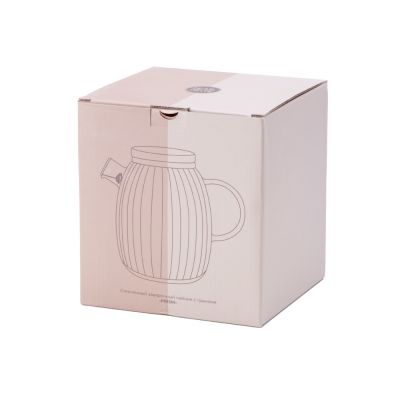 Стеклянный заварочный чайник с гранями Prism-7