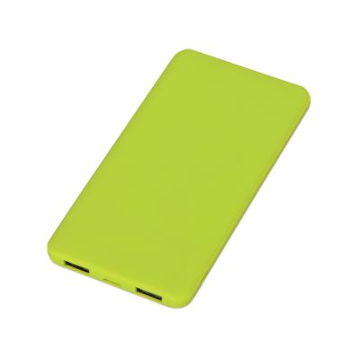 Портативное зарядное устройство Reserve с USB Type-C, 5000 mAh, зеленое яблоко-0