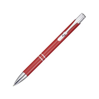 Шариковая ручка Moneta из переработанного алюминия - Красный-0