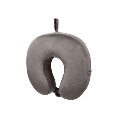 Подушка для самолета WENGER, с эффектом памяти, серая, флис-0