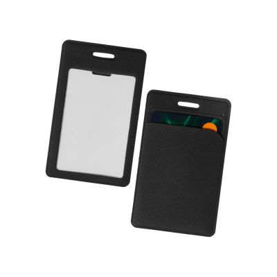 Карман вертикальный с дополнительным отделением Favor, черный-1