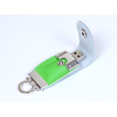 USB-флешка на 8 Гб в виде брелка, зеленый-0