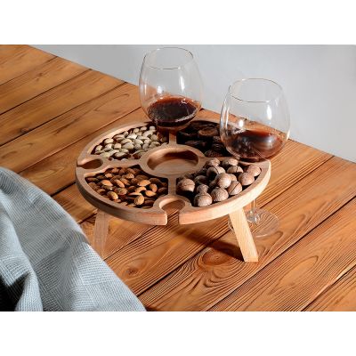 Деревянный столик на складных ножках Outside party-11