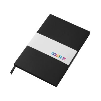 Блокнот C1 софт-тач, гибкая обложка, 128 листов, черный-5