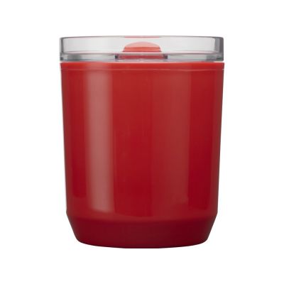 Hudson кружка из переработанного пластика с двойными стенками объемом 180 мл, красный-2