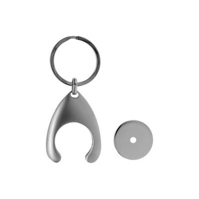 Брелок-монетница Haig, серебристый-2