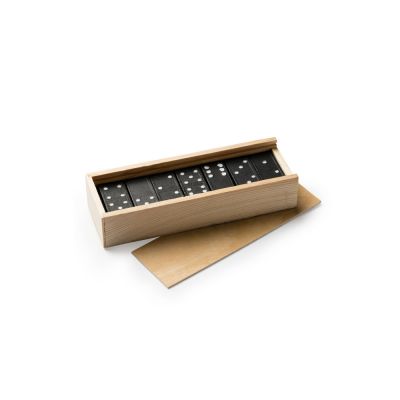 Домино DOMIS из дерева, черный/бежевый-3