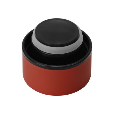 Вакуумная термобутылка Cask Waterline, soft touch, 500 мл, красный-4