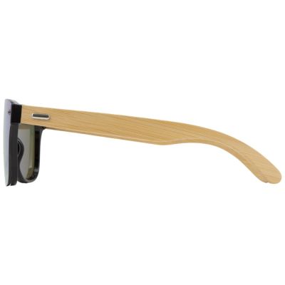 Солнцезащитные очки из бамбука с зеркальной линзой Rockwood Motion, синий-3