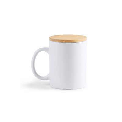 Керамическая кружка BERRY Eco line объемом 370 мл., белый-0