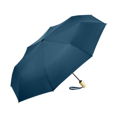 Зонт складной 5429 ÖkoBrella из бамбука, полуавтомат, navy-0