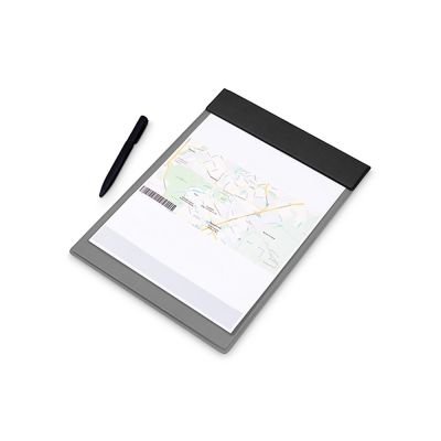 Планшет на магнитах без крышки из экокожи Favor, черный-2