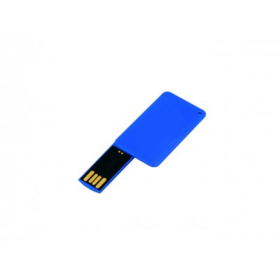 USB-флешка на 8 Гб в виде пластиковой карточки, синий-1