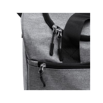 Сумка BALMOR многофункциональная из RPET 300D, серый меланж-2