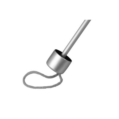 Зонт складной Tempe, механический, 3 сложения, с чехлом, черный-7