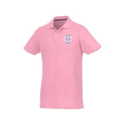 Мужское поло Helios с коротким рукавом, light pink-5