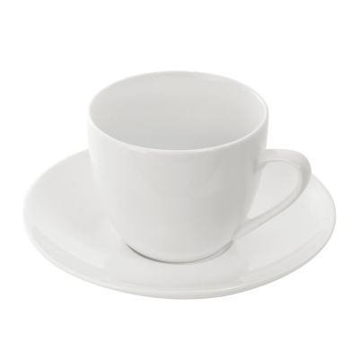 Чайная пара базовой формы Lotos, 250мл, белый-0