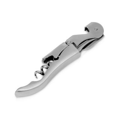 Штопор-открывалка, серебристый-0