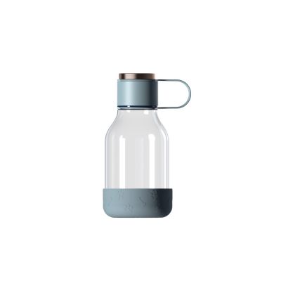 Бутылка для воды 2-в-1 Dog Bowl Bottle со съемной миской для питомцев, 1500 мл, голубой-0