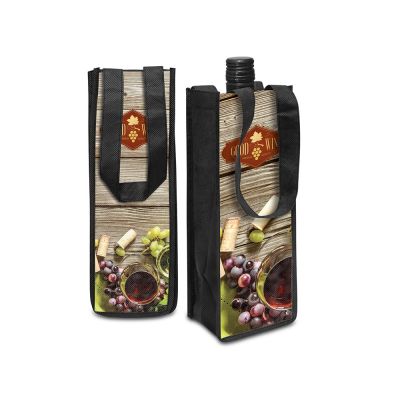 Чехол для бутылки из нетканого материала PET с возможностью полноцветной печати-0