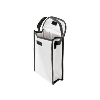 Сумка-холодильник Reviver на липучке из нетканого переработанного материала, белый-1