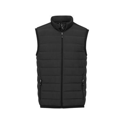 Caltha мужской утепленный пуховый жилет, черный-1