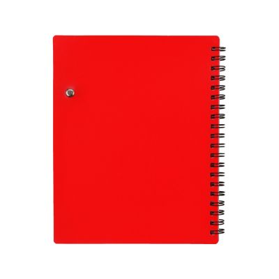 Блокнот Контакт с ручкой, красный-5