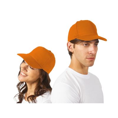 Бейсболка Memphis 5-ти панельная 165 гр, оранжевый-0