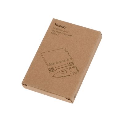 Мультиинструмент с ножом и вилкой Hungry, черный-10