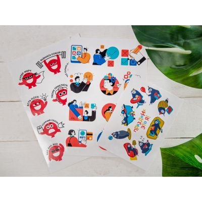 Стикерпак, А4-4