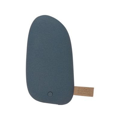 Внешний аккумулятор в форме камня Stone, 5200 mAh, серо-синий-2