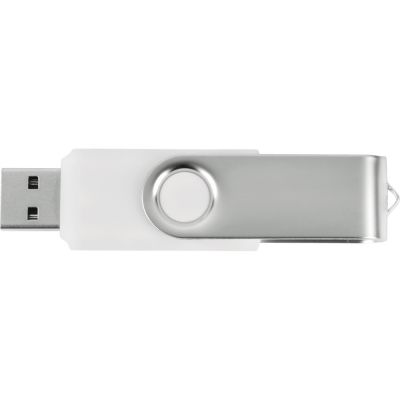 Подарочный набор Flashbank с флешкой и зарядным устройством, белый-5