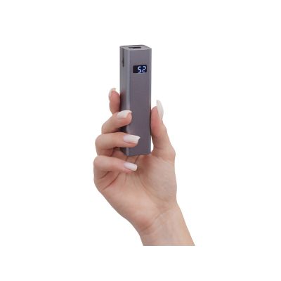Внешний аккумулятор Rail, 5000 mAh, темно-серый-6