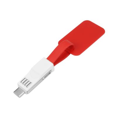 Зарядный кабель 3-в-1 Charge-it, красный-1