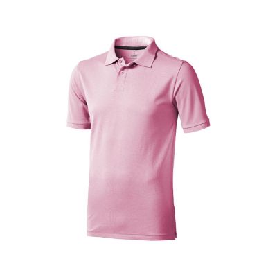 Calgary мужская футболка-поло с коротким рукавом, light pink-0
