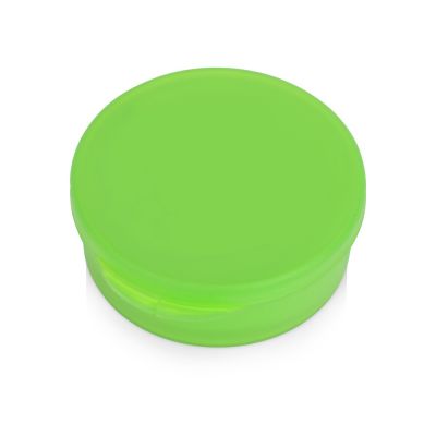 Силиконовая трубочка Fresh в пластиковом кейсе, зеленое яблоко-1