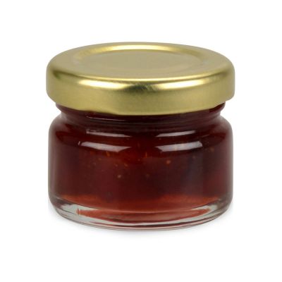 Подарочный набор Варенье в домике, варенье из клубники и шампанского 25 мл-1