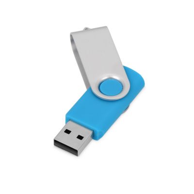 Флеш-карта USB 2.0 16 ГБ Квебек, голубой-1