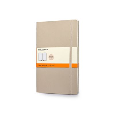 Записная книжка Moleskine Classic Soft (в линейку), Large (13х21см), бежевый-0