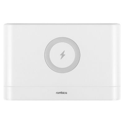 Часы с беспроводным зарядным устройством Rombica Timebox 1, белый-4