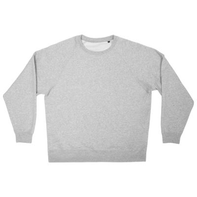 Свитшот оверсайз Paris, унисекс, серый меланж-6