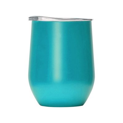 Вакуумная термокружка Sense, непротекаемая крышка, бирюзовый-2