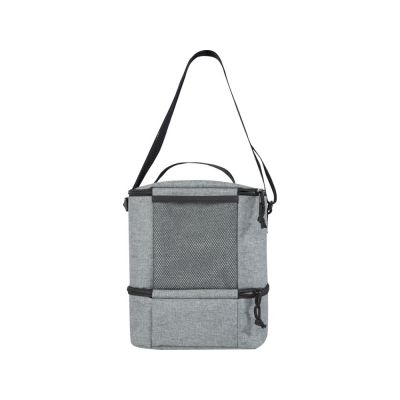 Tundra, сумка-холодильник из переработанного PET-пластика, для обеда, на 9 банок, серый яркий-2
