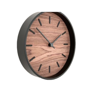 Часы настенные Tiger S, черный, орех-5