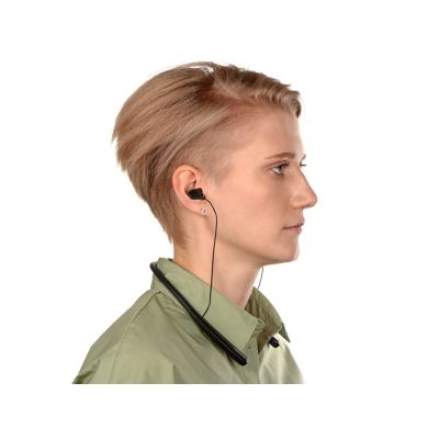 Беспроводные наушники с микрофоном Soundway, черный/белый-3