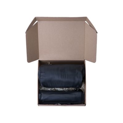 Подарочный набор Calmy с термосом и пледом, синий-2